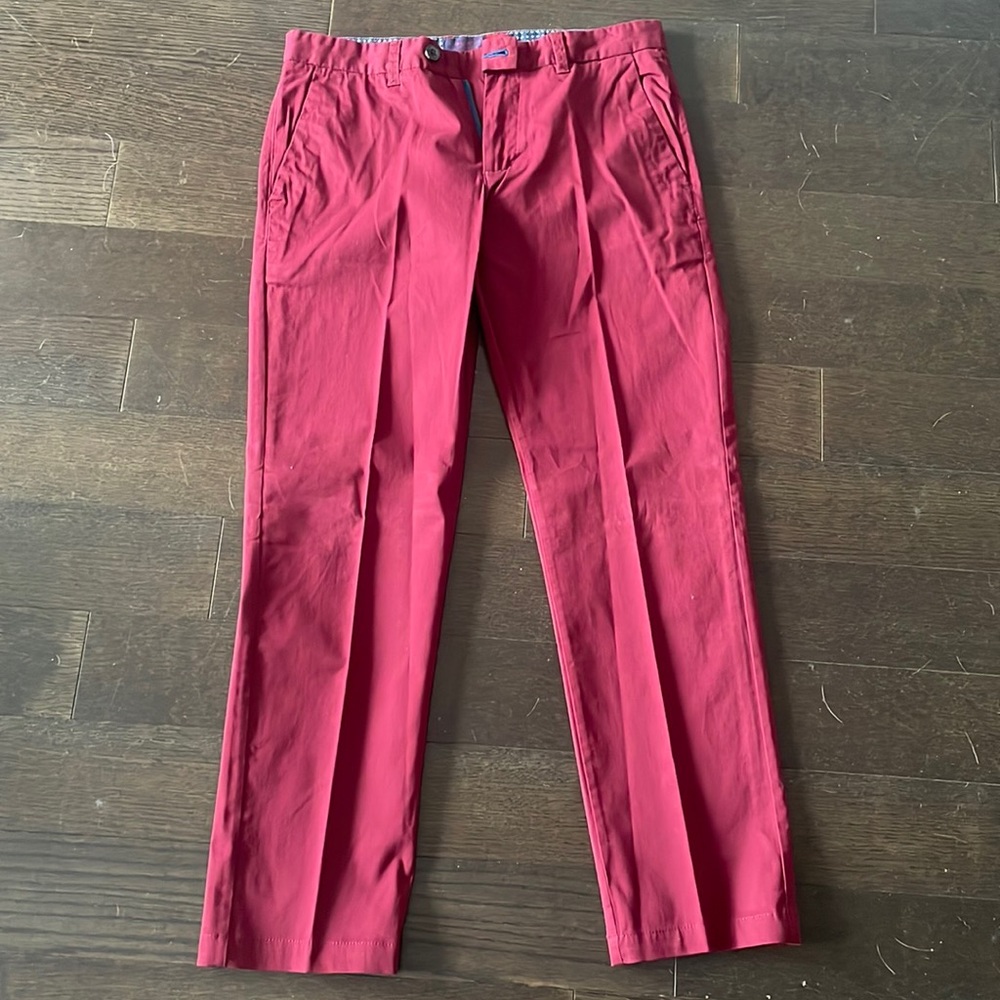 Maroon Italian Chinos